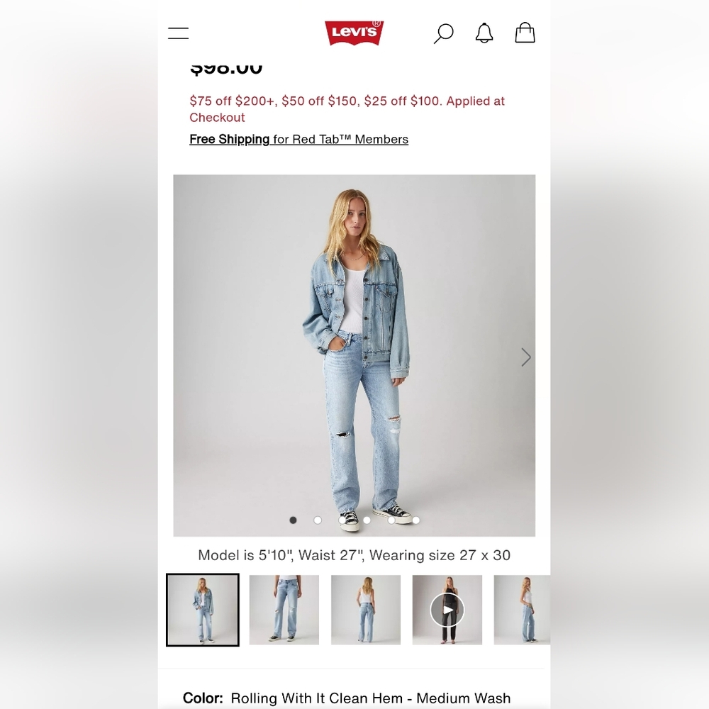 Levi's 501 90's Women's Jeans